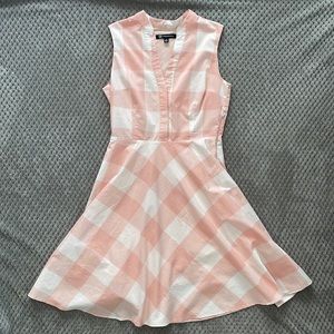 Pink plaid dress